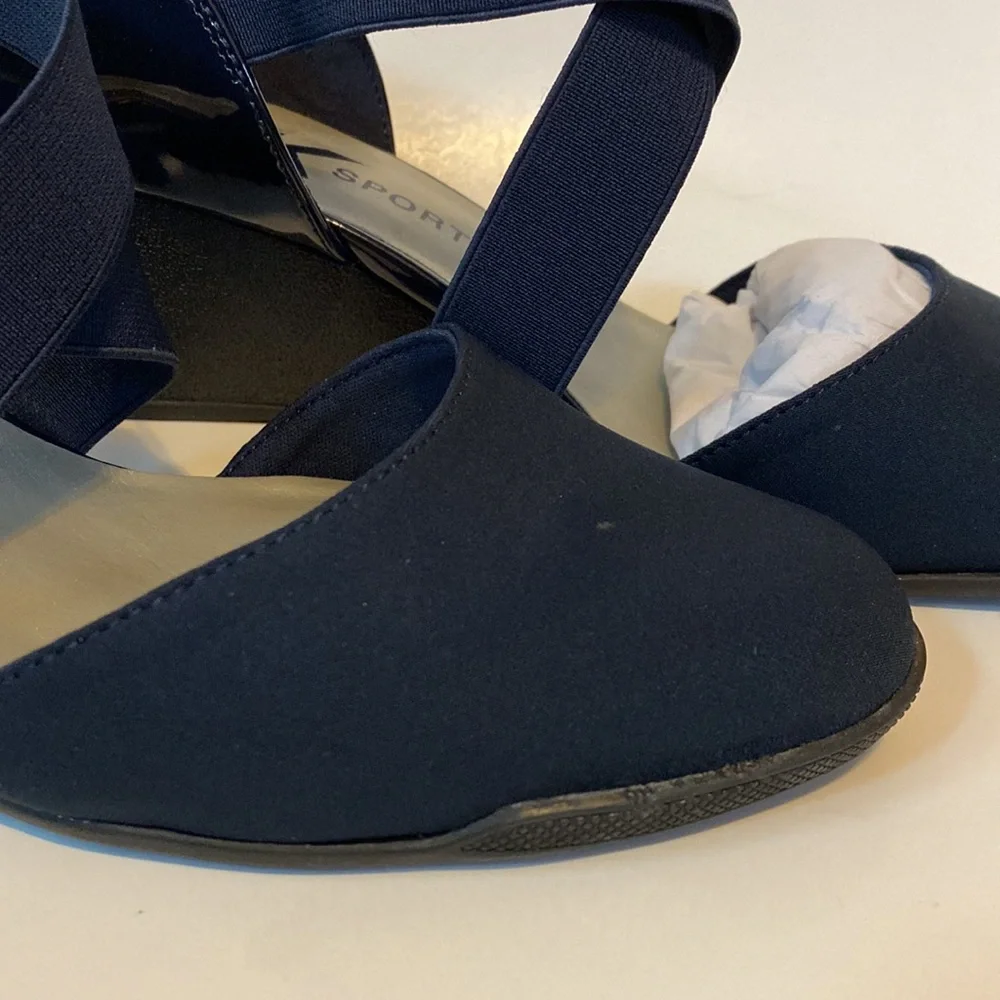 Anne Klein Sport Wedge sz 11 - Navy - Picture 3 of 6